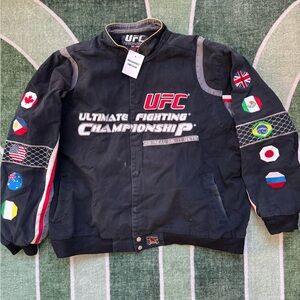 UFC Charcoal Gray Jacket 3XL
